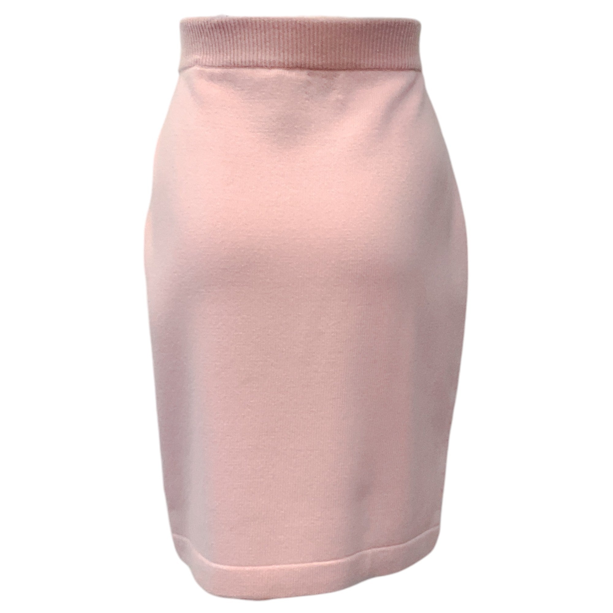 Chanel Pink Cashmere Pencil Skirt for Women - Luxury Wool Blend Slim Fit Mid-Length Skirt for Office, Party & Special Occasions
