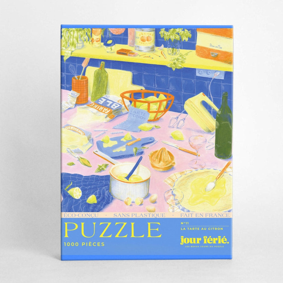 1,000 Piece Lemon Tart Jigsaw Puzzle - Fun Family Activity & Home Decor for Puzzle Lovers