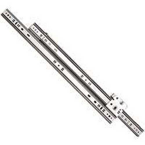 Knape & Vogt 18-Inch Steel Ball Bearing Drawer Slides - Heavy Duty Roller Slides for Kitchen Cabinets, Office Furniture & Tool Storage (1 Pair)