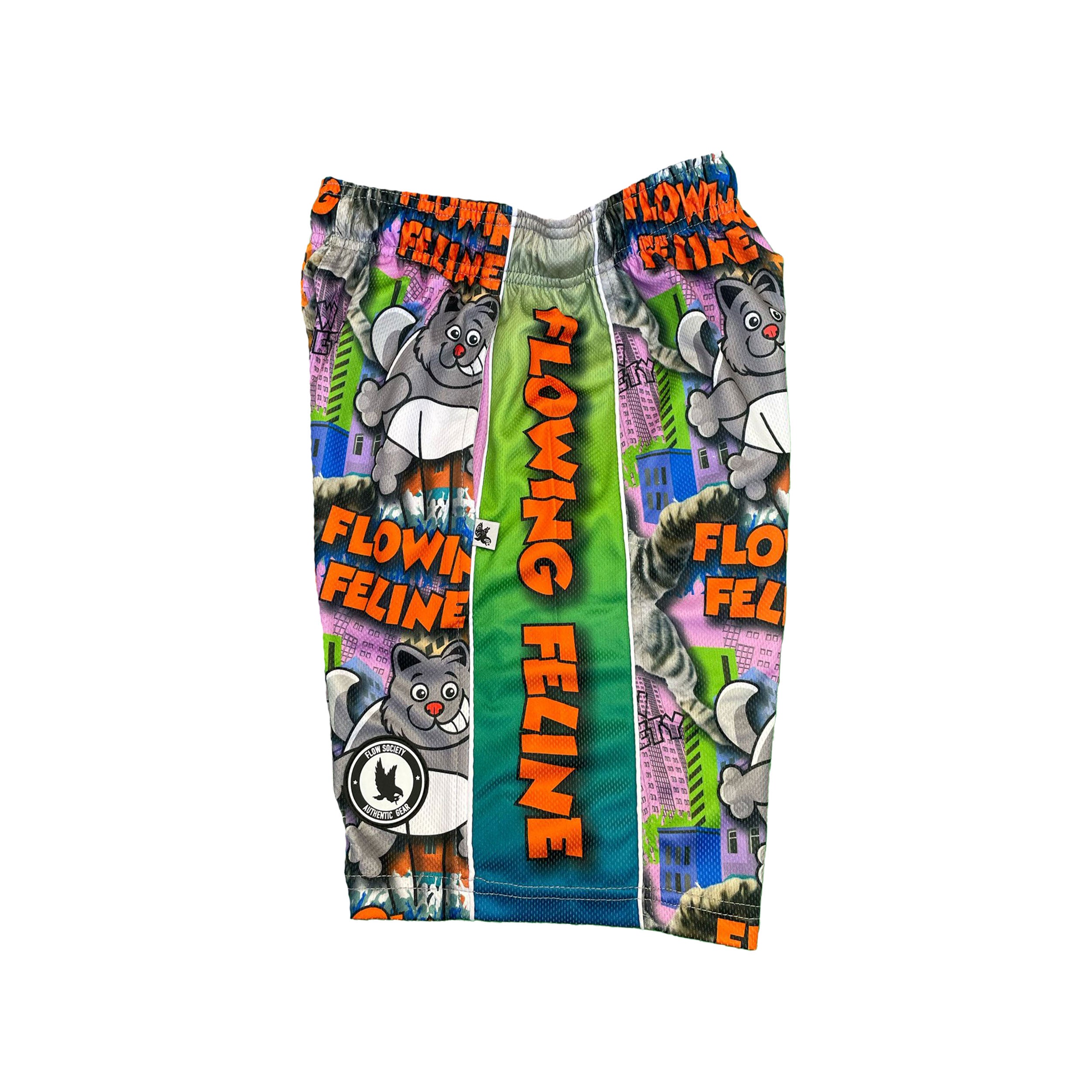 Men's Feline Flow Running Shorts - Lightweight Athletic Shorts for Jogging, Gym & Workout | Breathable Quick-Dry Fitness Shorts for Men | Perfect for Running, Training & Outdoor Activities