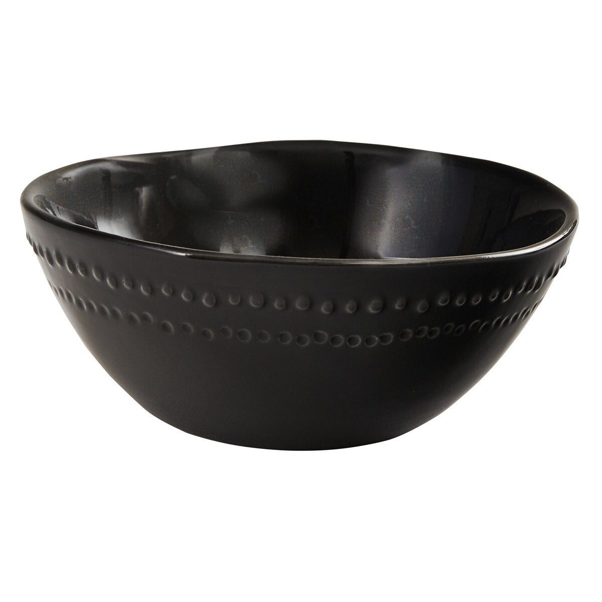 Ebony Dusk 16-Piece Dinnerware Set - Elegant Black Stoneware Plates, Bowls & Mugs - Perfect for Fine Dining, Dinner Parties & Holiday Entertaining