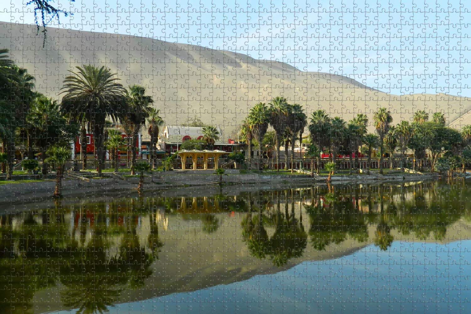 1000 Piece Jigsaw Puzzle for Adults - Peru Huacachina ICA Landscape Travel Souvenir | Challenging Puzzle Game for Home Decor, Stress Relief & Family Bonding Activity