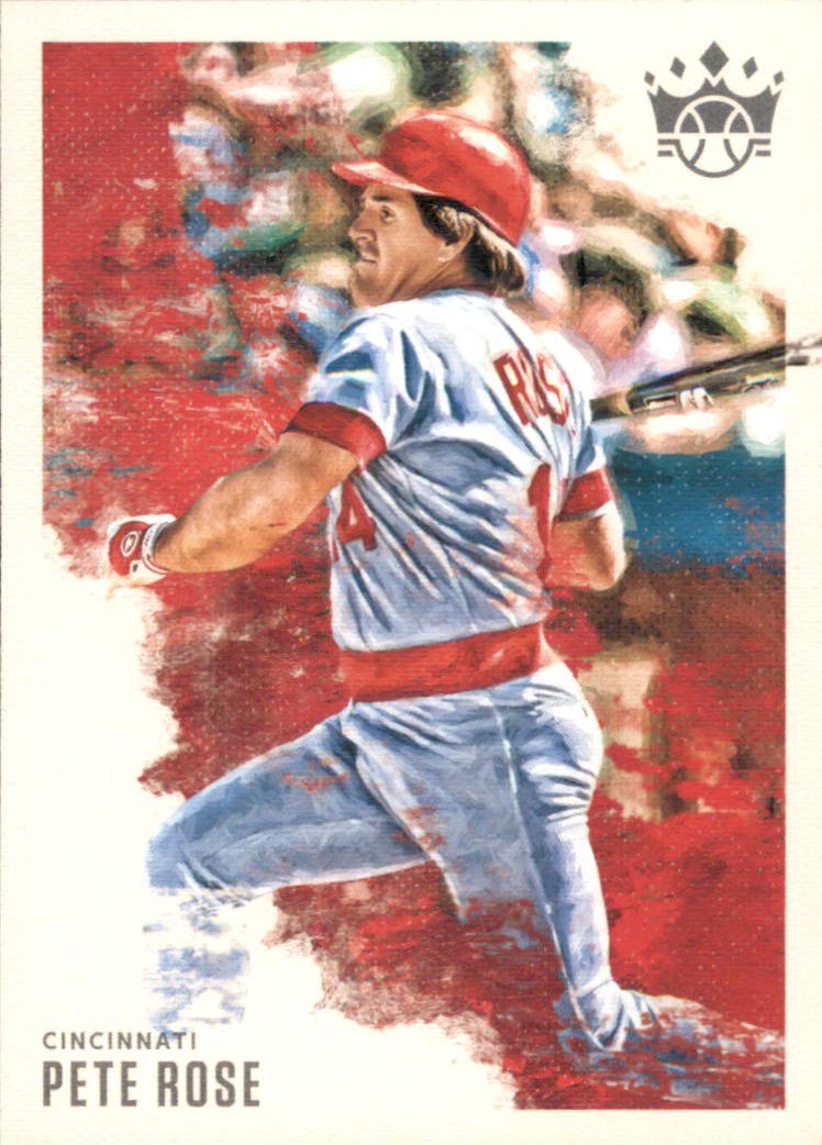 2020 Diamond Kings Baseball Card #82 Pete Rose - MLB Collectible, Trading Card for Sports Fans & Memorabilia Enthusiasts - Perfect for Display, Gifts, and Card Collections