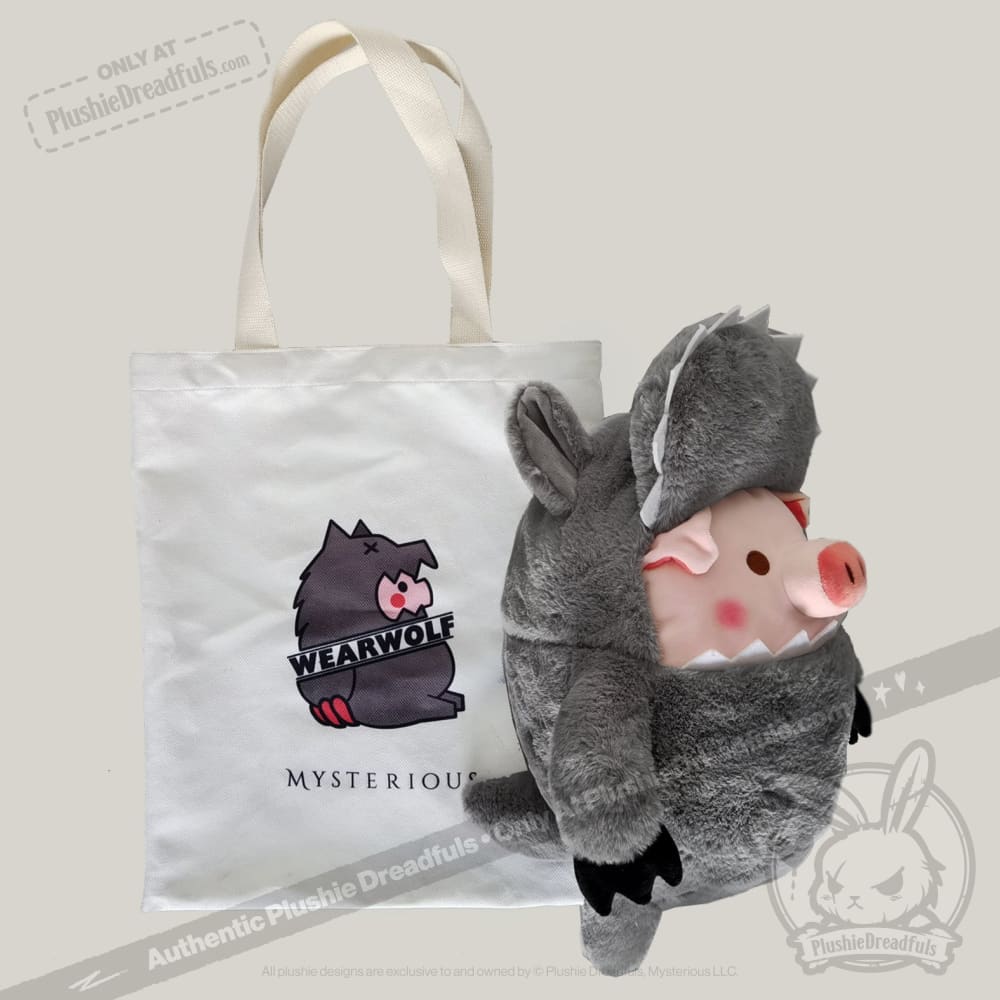 Plushie Dreadfuls Hannibal Lecter Plush Pig Stuffed Animal Toy - Cute Horror Collectible for Fans, Halloween Decor, and Movie-Themed Gifts