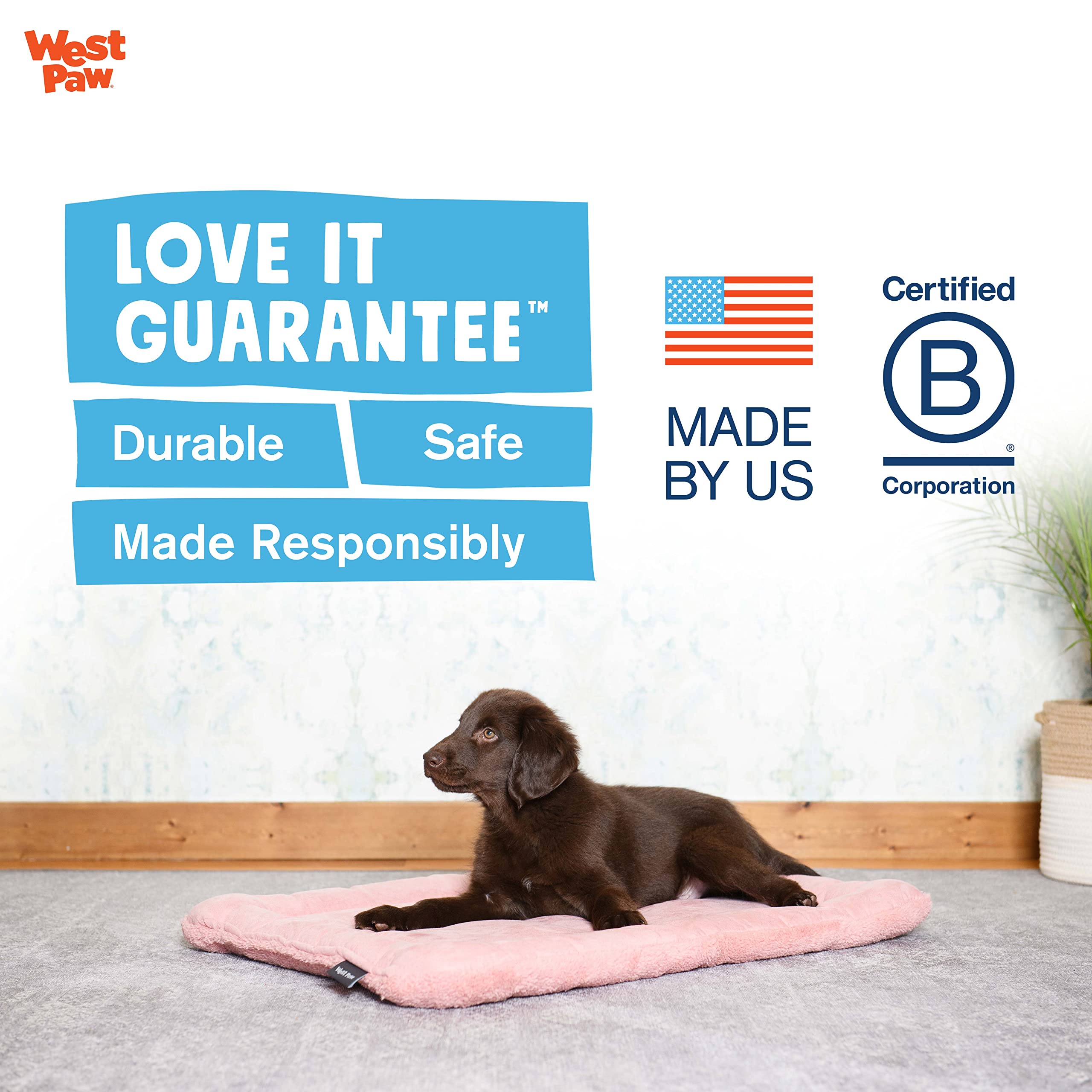 WEST PAW Big Sky Dog Blanket - Ultra Soft Fleece Pet Throw for Furniture, Couches & Chairs - Machine Washable Faux Suede Material in Chocolate Brown - Large Size - Perfect for Cozy Naps & Cuddling with Your Dog