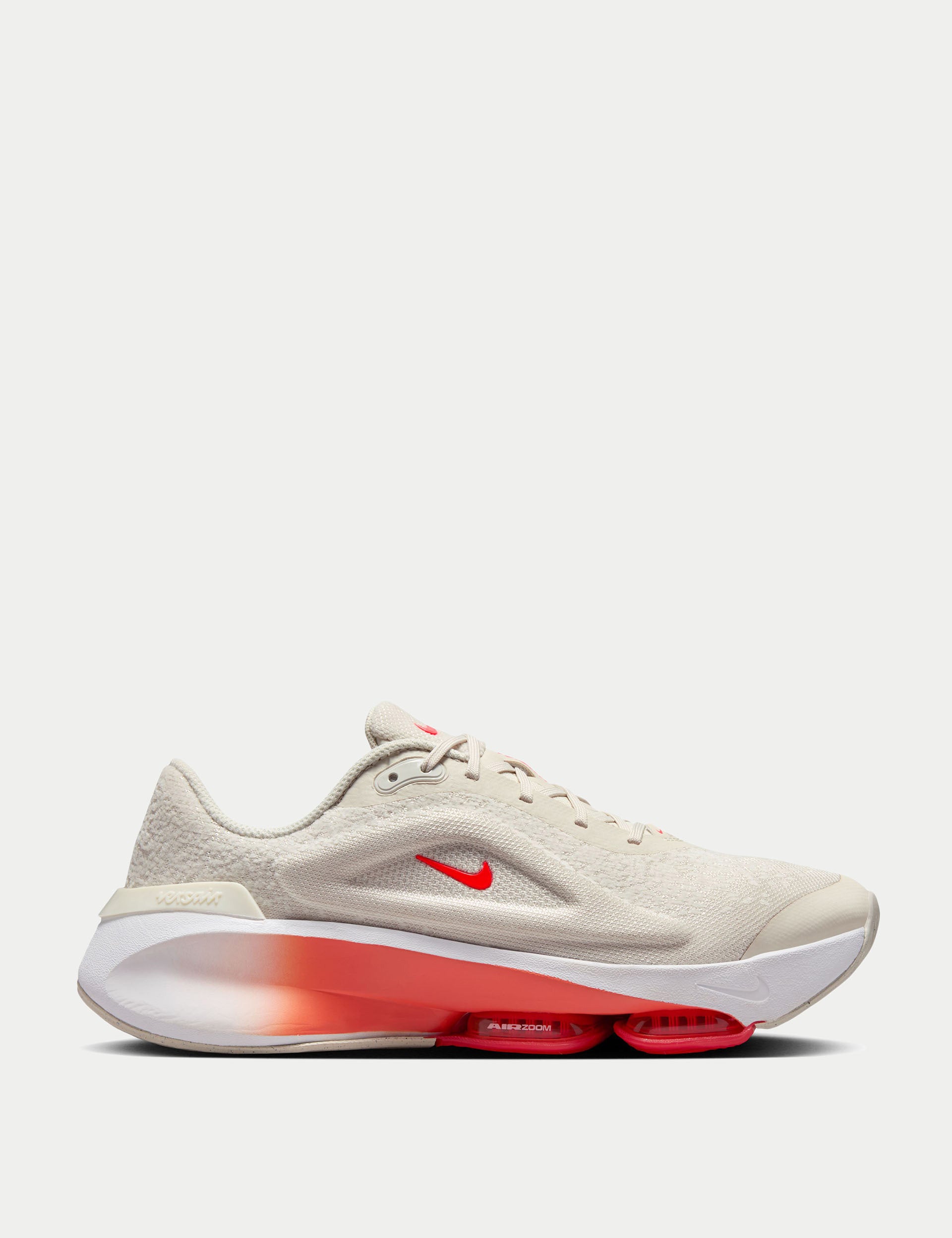 Versair Shoes for Men & Women - Light Orewood Brown, Bright Crimson & White - Comfortable & Stylish Sneakers for Running, Walking & Casual Wear