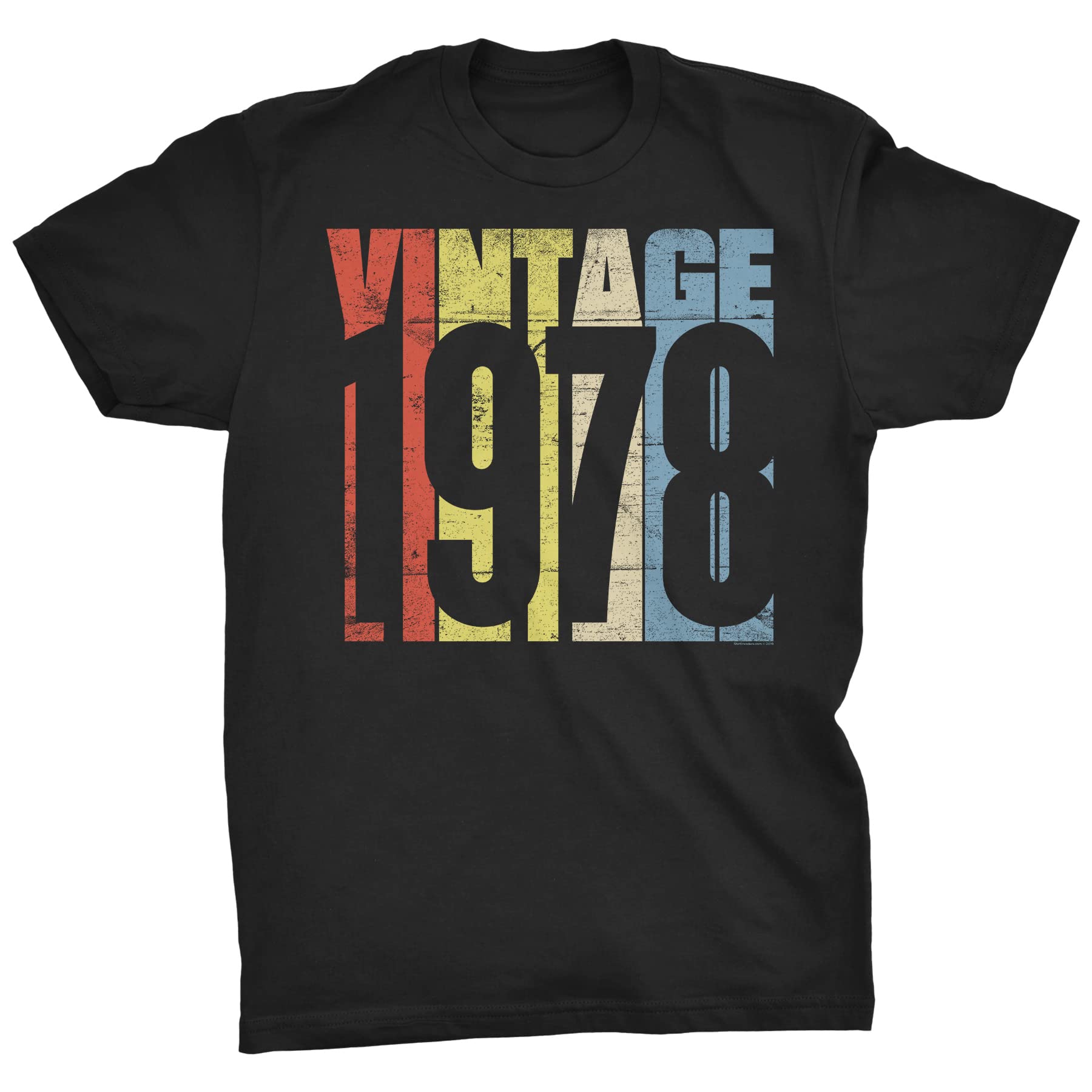 1978 Vintage 44th Birthday Shirts for Men - Retro Style 44 Year Old Birthday Gift - Perfect for Parties, Celebrations & Special Occasions