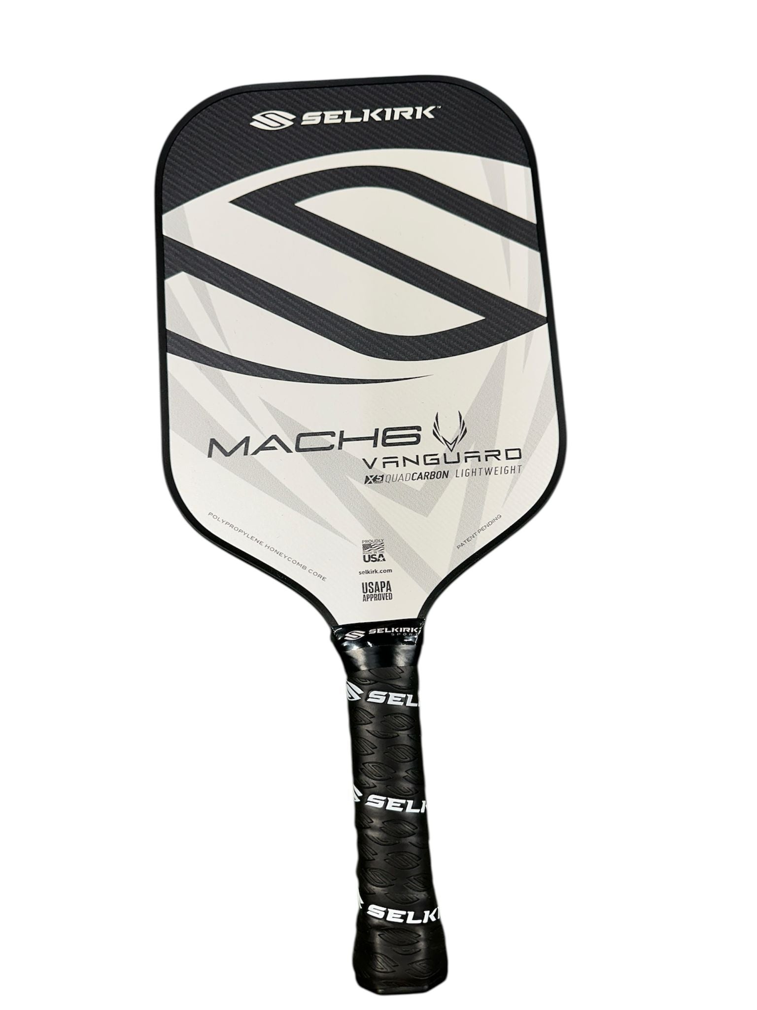 Selkirk Vanguard Hybrid Mach6 Lightweight Pickleball Paddle - Black Frost | Perfect for Competitive Play & Outdoor Games