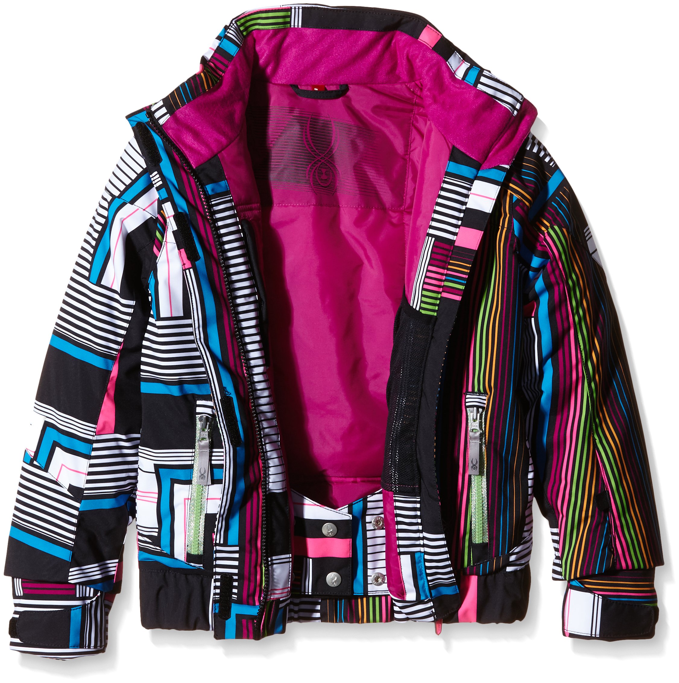 Spyder Girls Lola Jacket - Waterproof Winter Coat for Kids, Insulated Snow Jacket with Hood - Perfect for Skiing, Snowboarding & Outdoor Winter Activities