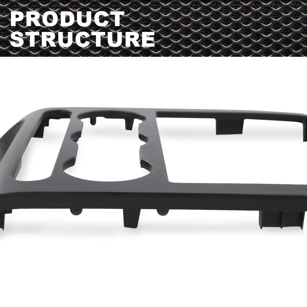 Dash Radio Climate Control Bezel Trim Panel for 2004-2008 Ford F150 - Black OEM Replacement Part | Perfect for Interior Upgrade & Car Restoration Projects