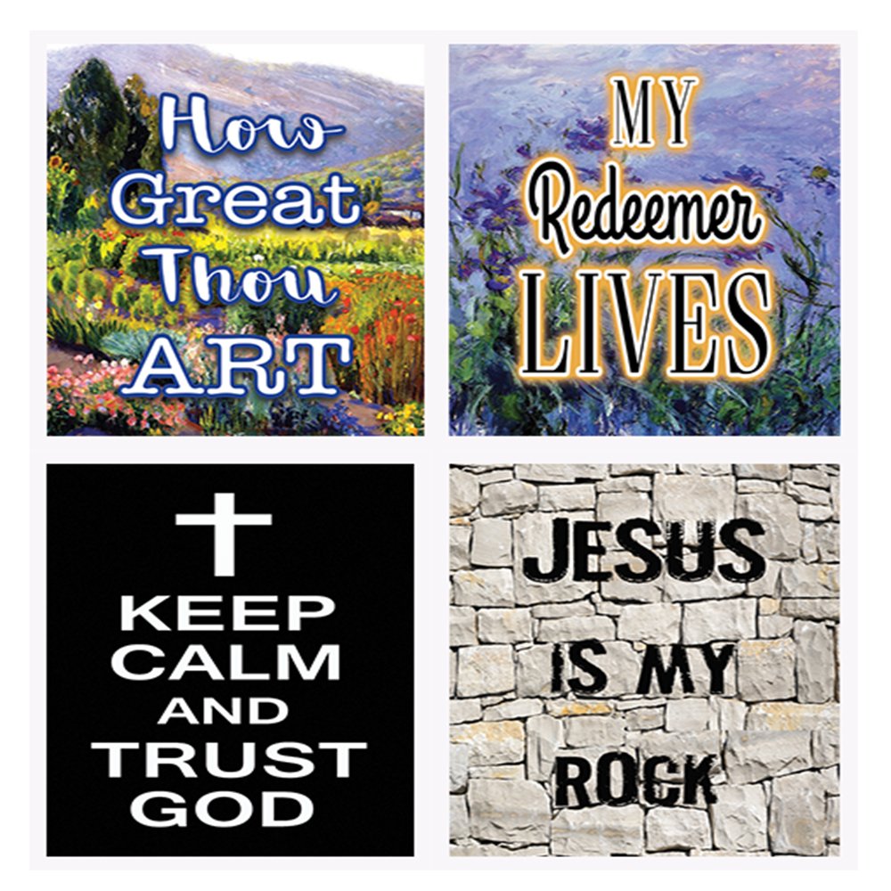 Christian Bible Verse Stickers (10 Sheets) - for Journals, Planners & Gifts