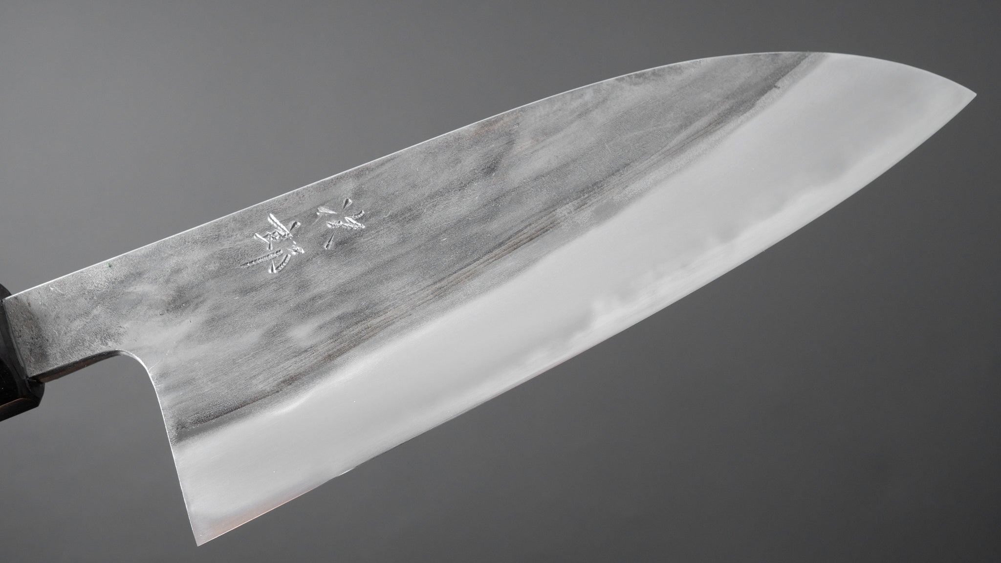 Premium Jiro Tsuchime Wa Santoku Knife 165mm - Japanese Damascus Steel with Taihei Tagayasan Wood Handle - Perfect for Sushi, Vegetables & Meat Cutting (#365)
