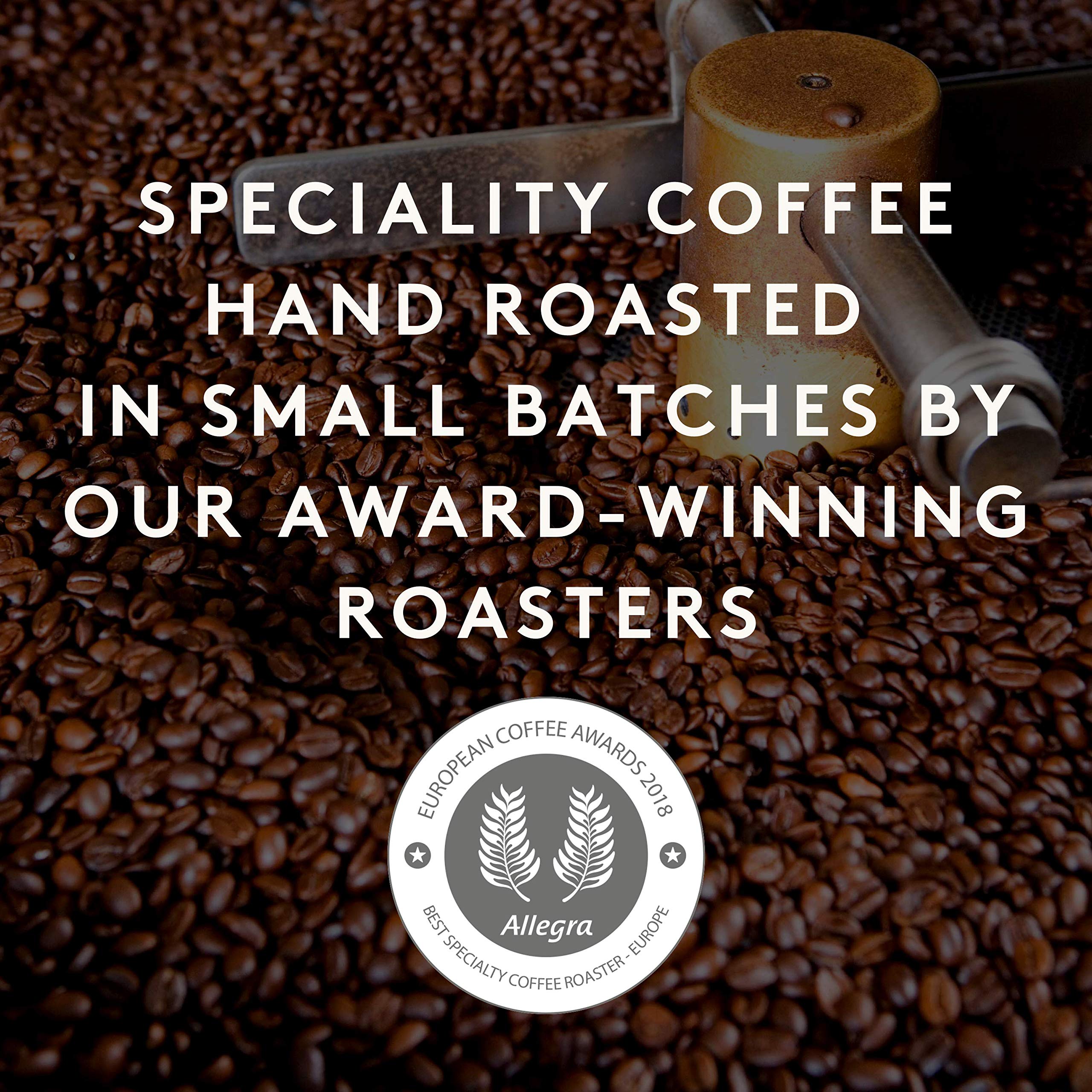 Union Hand Roasted Coffee House Blend Ground Coffee, 200g - Premium Arabica Beans for Rich Flavor - Perfect for Home Brewing, Office Use & Gifts