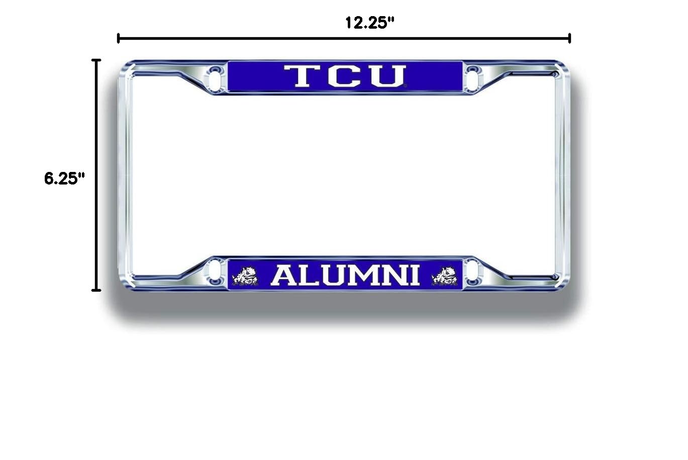 NCAA Licensed Alumni License Plate Frame - Durable Metal Car Accessory for College Sports Fans - Perfect for Tailgating, Game Day & Alumni Pride