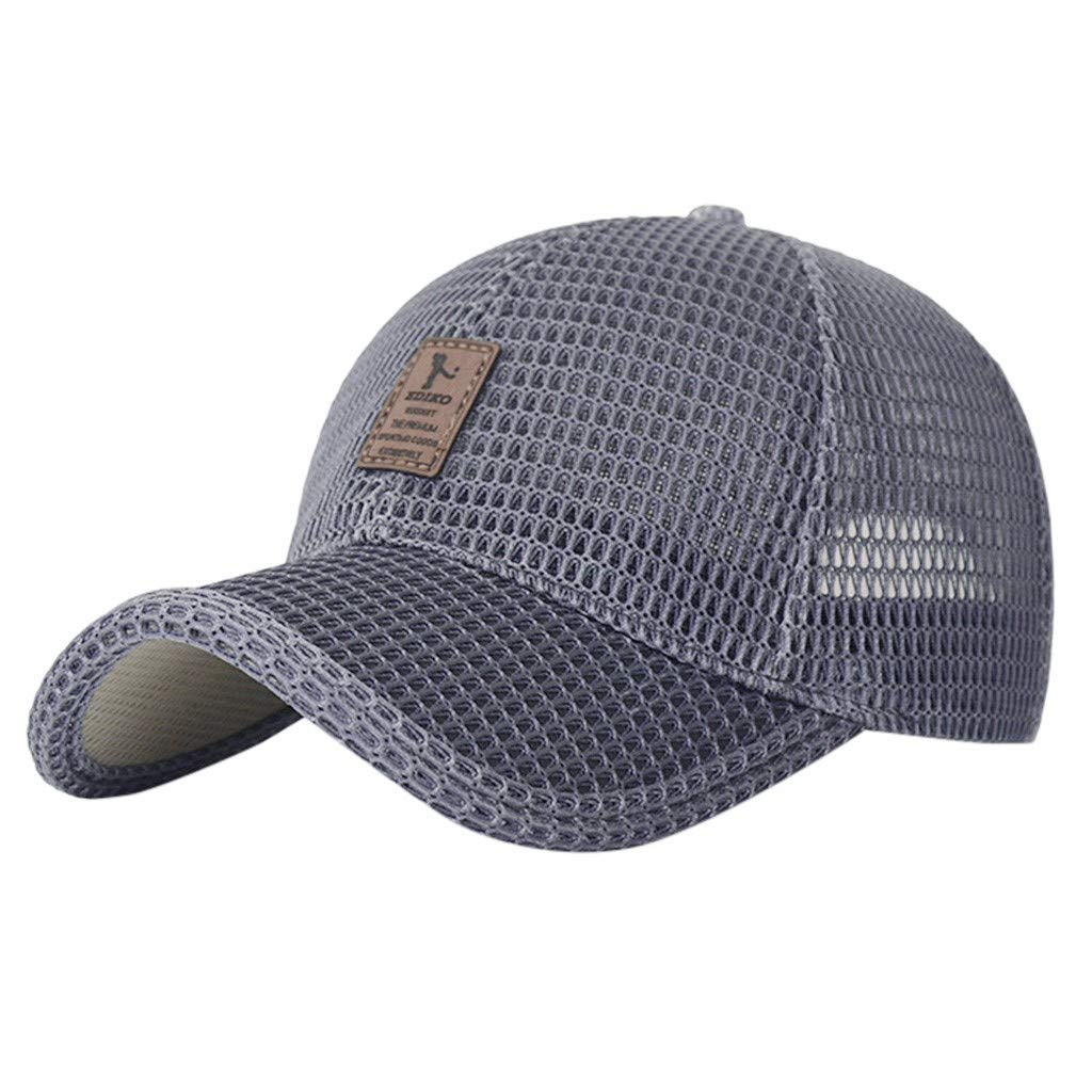 Otime Breathable Solid Color Baseball Cap for Men & Women - Adjustable Unisex Sun Hat for Baseball, Running, Hiking & Daily Wear - Lightweight Sporty Casual Cap for Outdoor Activities, Travel, and Beach | Perfect for Sports, Travel, Beach Outings & Everyday Fashion