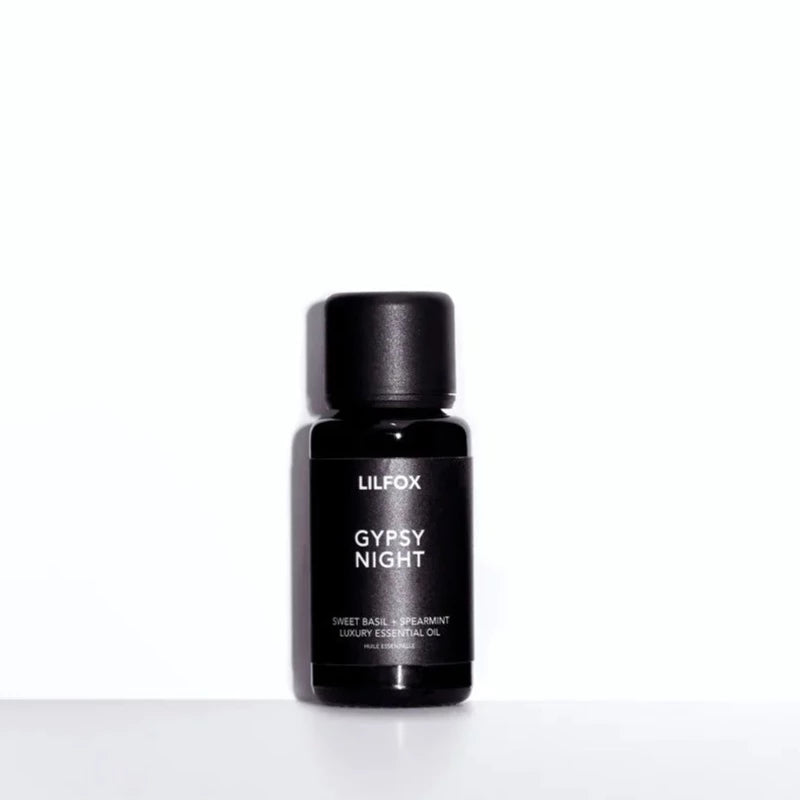 GYPSY NIGHT Basil Leaf & Sweet Spearmint Essential Oil Blend - 100% Pure Aromatherapy Oil for Relaxation, Stress Relief & Diffuser Use
