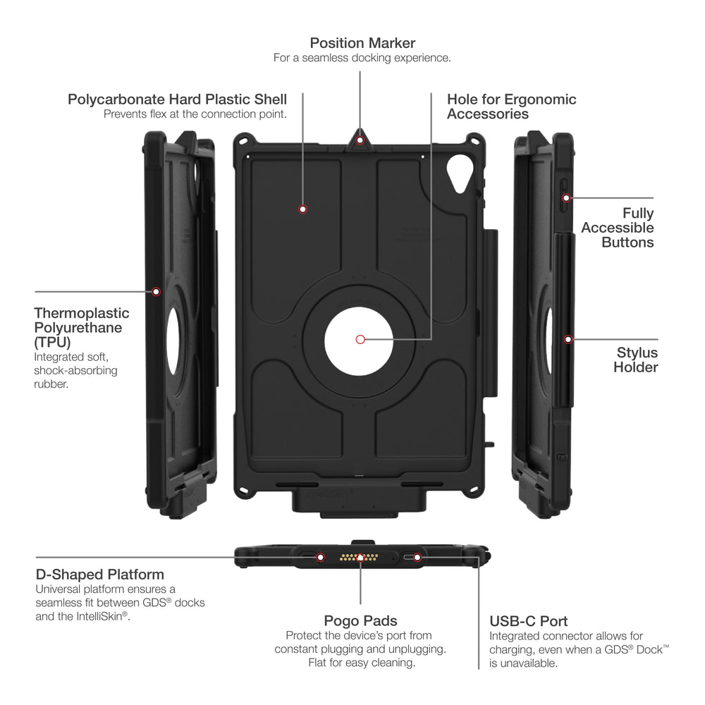 IntelliSkin® Next Gen Protective Case for Apple iPad 10th Generation - Slim Fit, Shockproof Cover with Precise Cutouts | Perfect for Work, Travel & Everyday Use