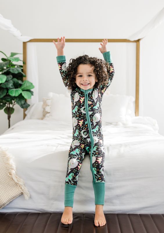 Luna Moth Print Zip-Up Romper Jumpsuit - Cute Butterfly Bodysuit for Women | Perfect for Festival, Cosplay & Unique Fashion Outfits