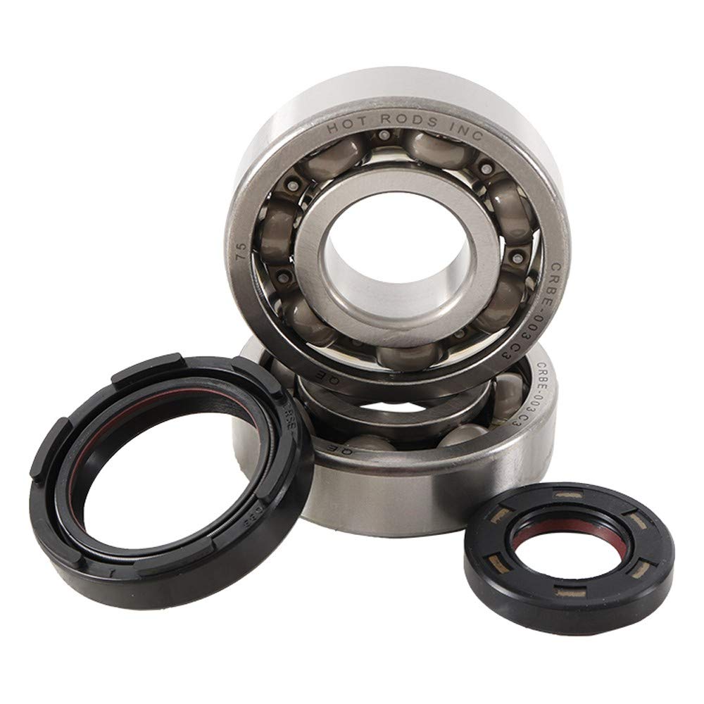 Hot Rods K228 Main Bearing and Seal Kit - Complete Engine Rebuild Kit for Dirt Bikes & ATVs - Perfect for Honda CRF250R, CRF450R, Yamaha YZ250F, YZ450F - High Performance Motorcycle Engine Repair & Maintenance