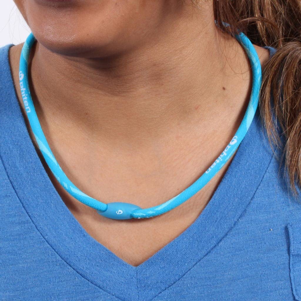 Phiten Air Titanium Necklace for Men & Women - Pain Relief & Stress Reduction - Perfect for Sports, Work & Daily Wear