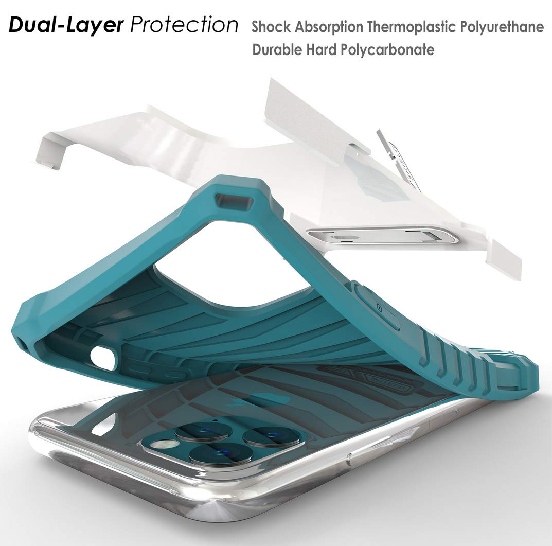 Military Grade Rugged Case with Clip for iPhone 11 Pro Max (2019, 6.5