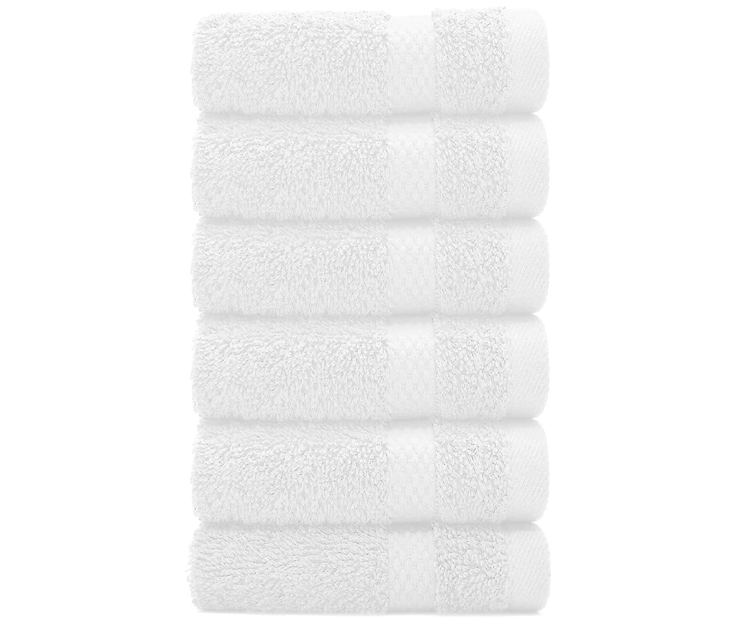 Luxury Cotton Face Towel Set - Ultra Soft & Extra Absorbent 480 GSM Hankies (30x30cm, White) | Perfect for Skincare, Travel & Gentle Makeup Removal