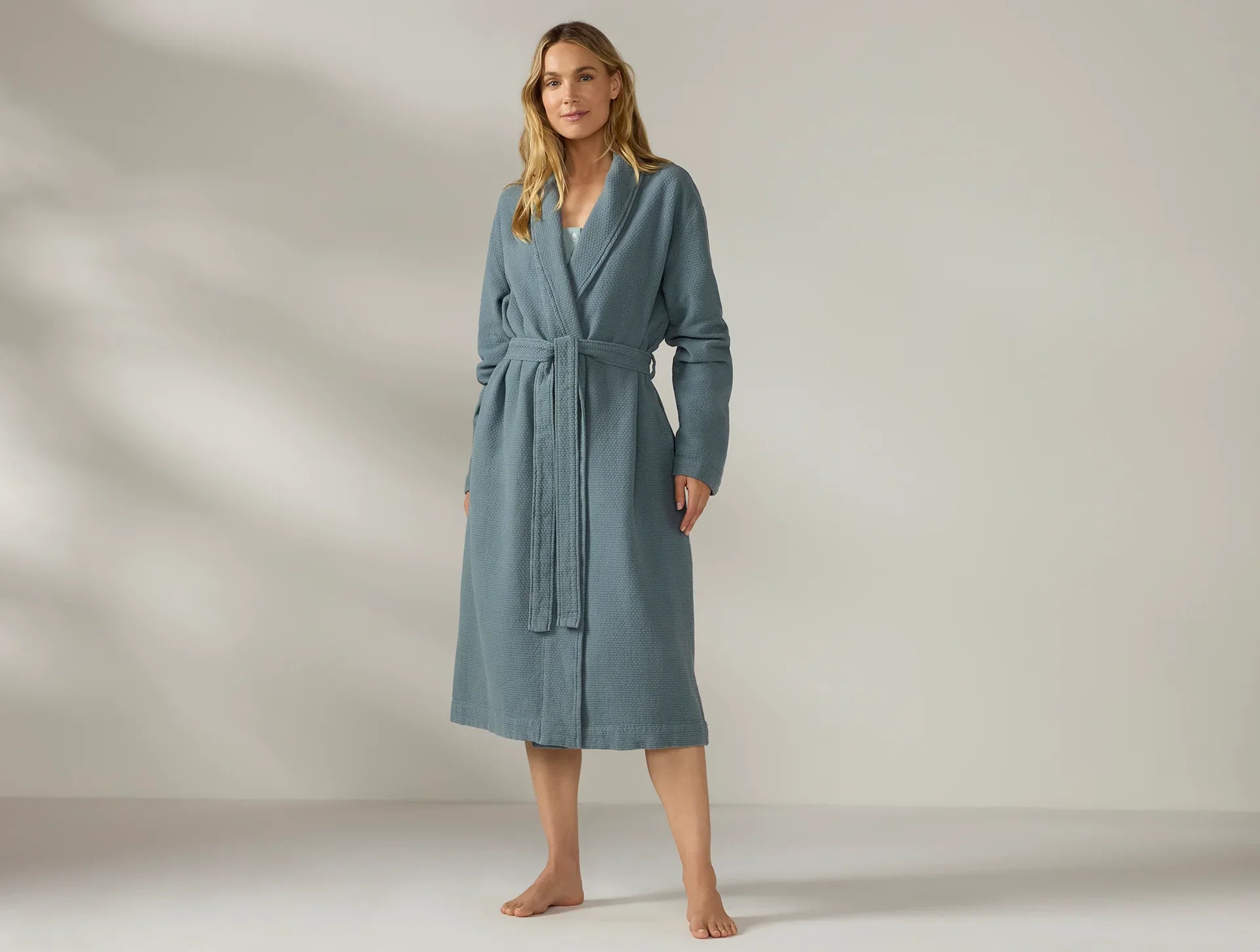 Organic Cotton Women's Adriatic Robe - Soft & Comfortable Bathrobe for Spa, Lounge & Relaxation at Home