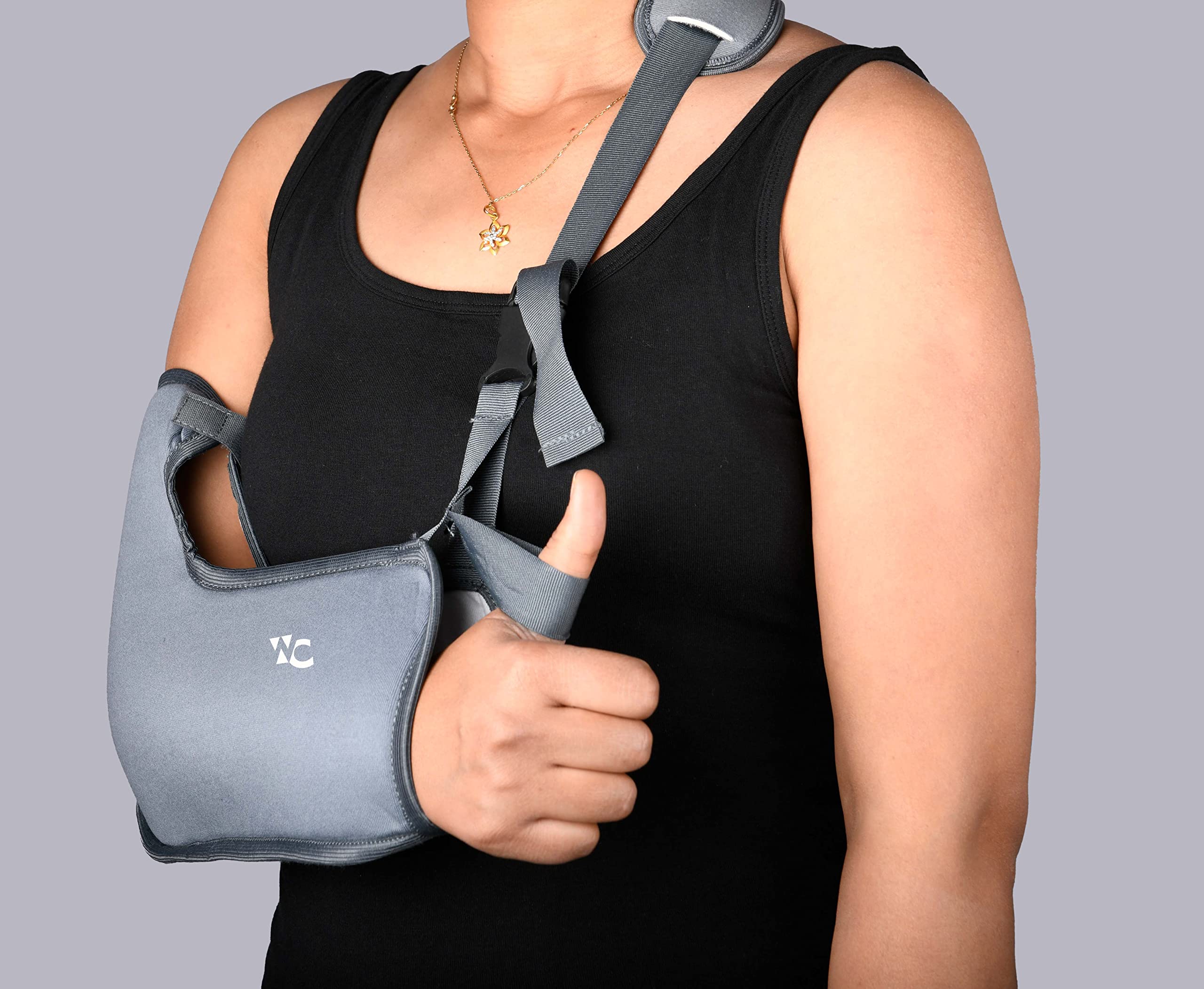 Breathable Adjustable Arm Sling for Men & Women - Comfortable Wrist, Elbow & Rotator Cuff Support - Ideal for Shoulder Injuries, Post-Surgery Recovery & Daily Arm Support