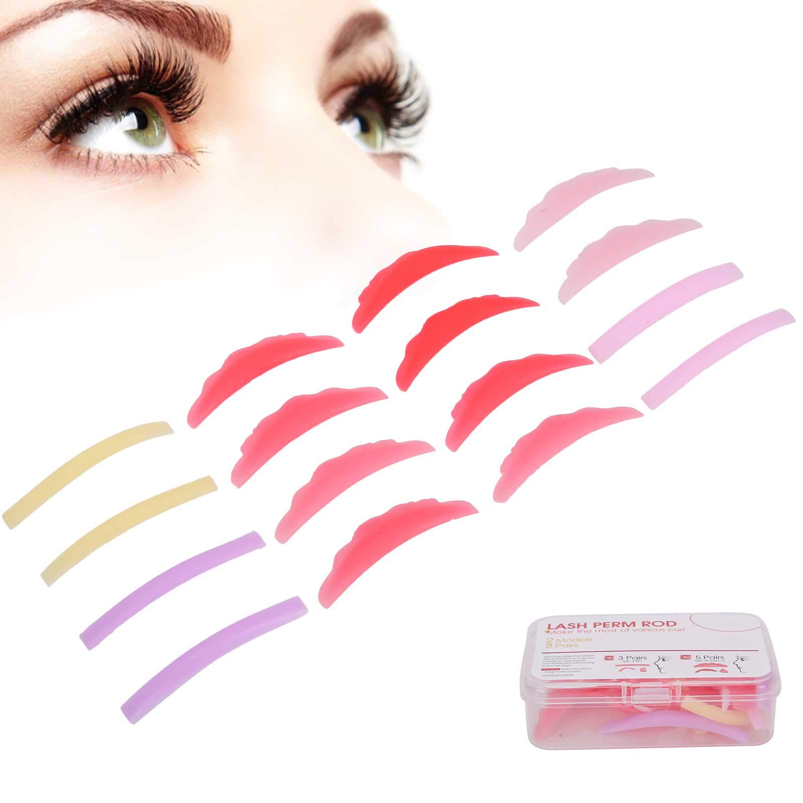 Professional Silicone Eyelash Perming Curler & Lifting Pad - Reusable Lash Perming Tool for Salon & Home Use - Perfect for DIY Eyelash Lifting & Volume Enhancement