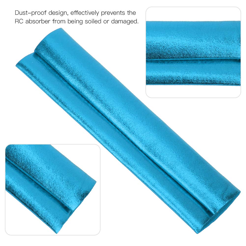 VGEBY 4Pcs RC Dust Cover Shock Absorber Protector - Waterproof Dustproof Boots for 1/10 Scale RC Cars, Trucks, Buggies - Off-Road Racing & Crawling Accessories