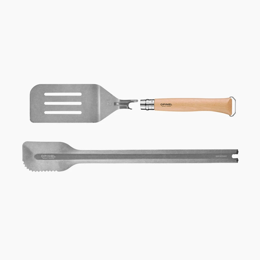 Premium Opinel Barbecue Set - High-Quality Stainless Steel Knives & Tools for Outdoor Grilling - Perfect for Camping, Picnics, and Backyard BBQs