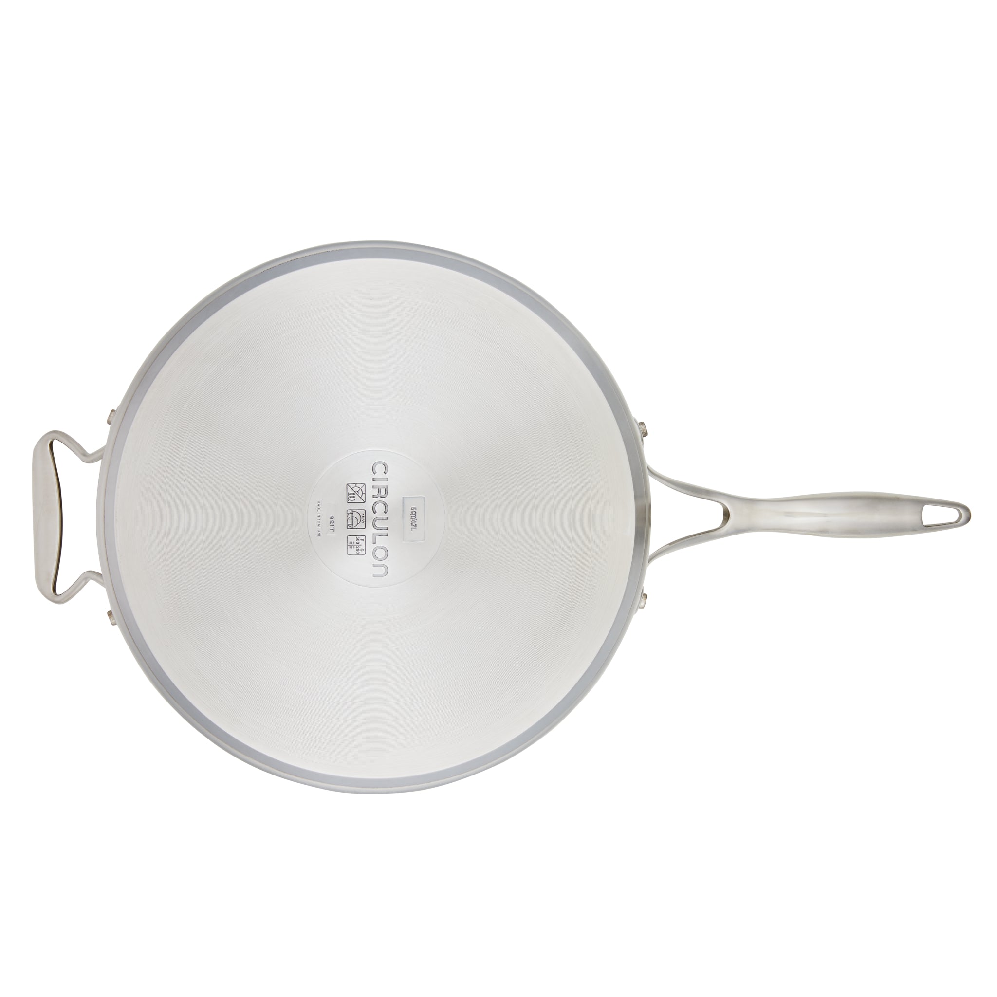 Premium Hybrid Stainless Steel Saute Pan with Lid - 12 Inch Nonstick Frying Pan for Professional Cooking, Perfect for Searing, Stir-Frying & Sauteing - Ideal for Gas, Electric & Induction Stovetops