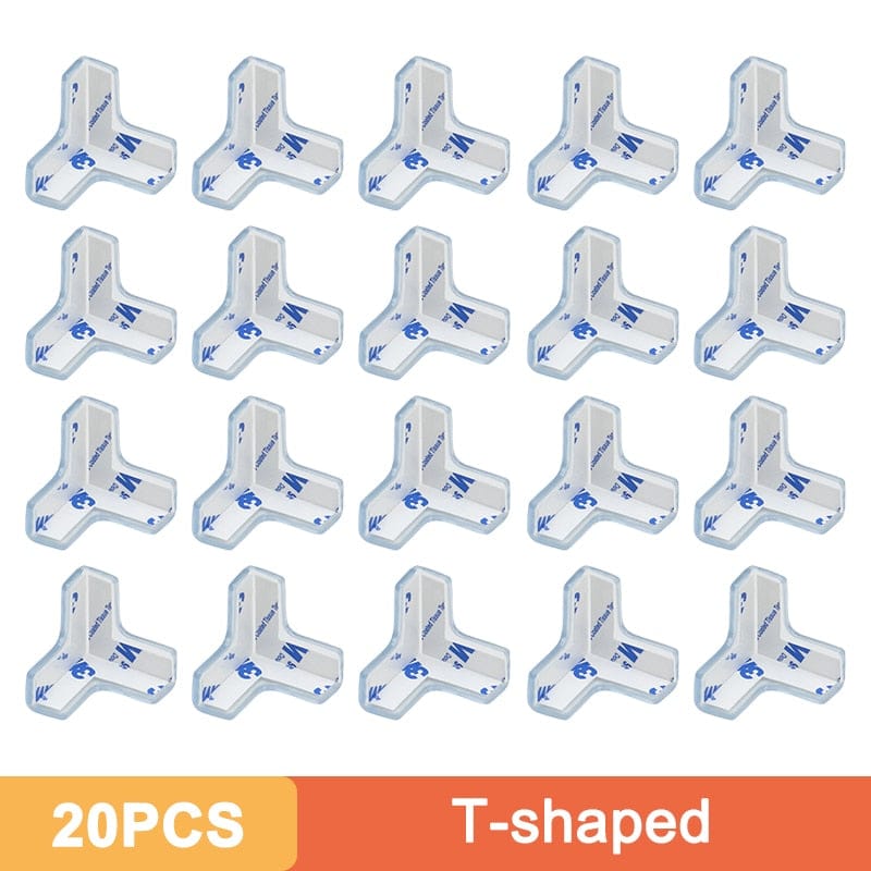 Baby Safety Corner Protectors - Soft Silicone Bumpers for Furniture Edge Protection, Childproofing & Anti-Collision (8-Pack) - Perfect for Tables, Counters, Cabinets & Sharp Corners in Nursery & Playroom