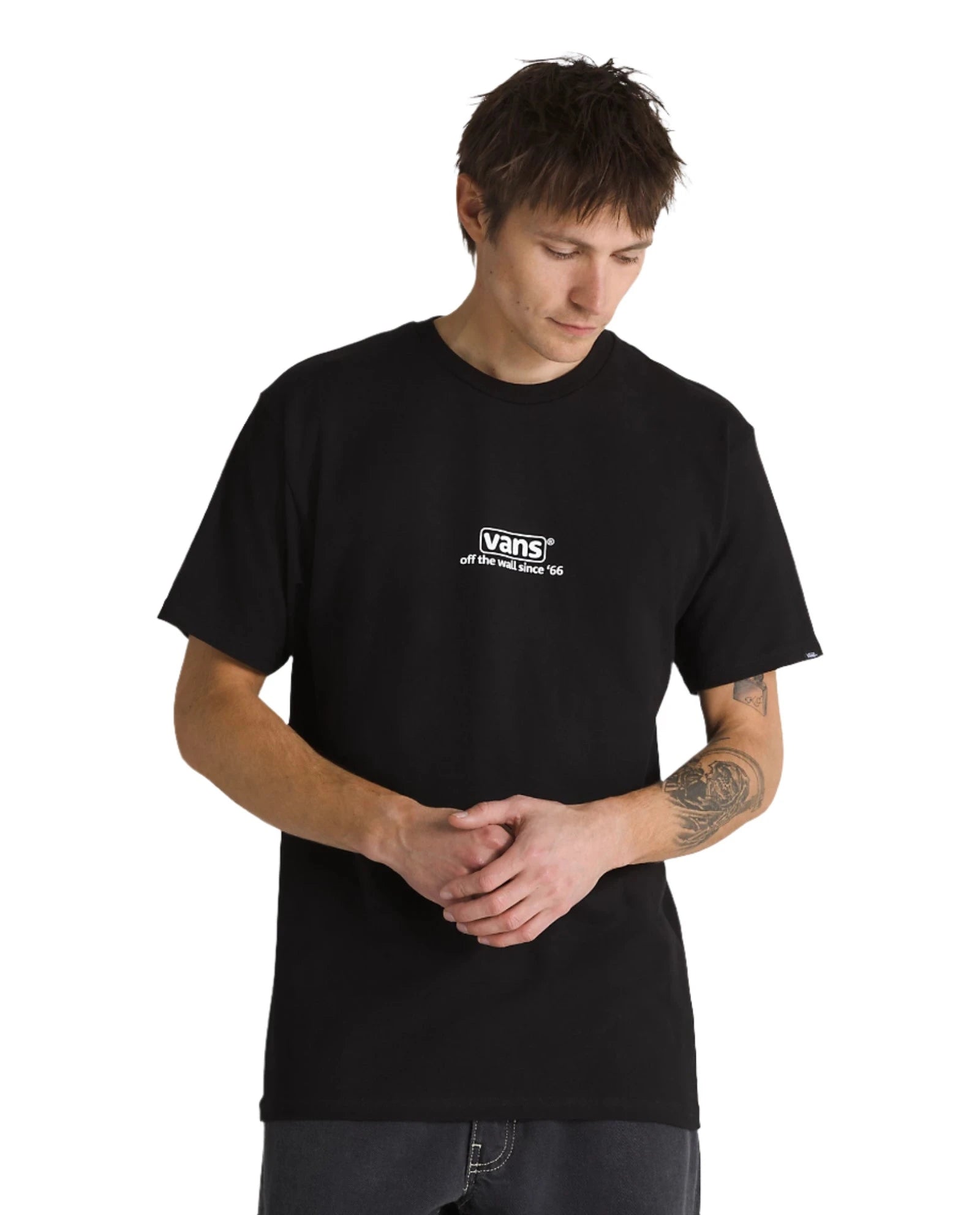 Vans Bubs T-Shirt for Men & Women - Classic Black Cotton Tee - Casual Streetwear for Everyday Wear & Outfits