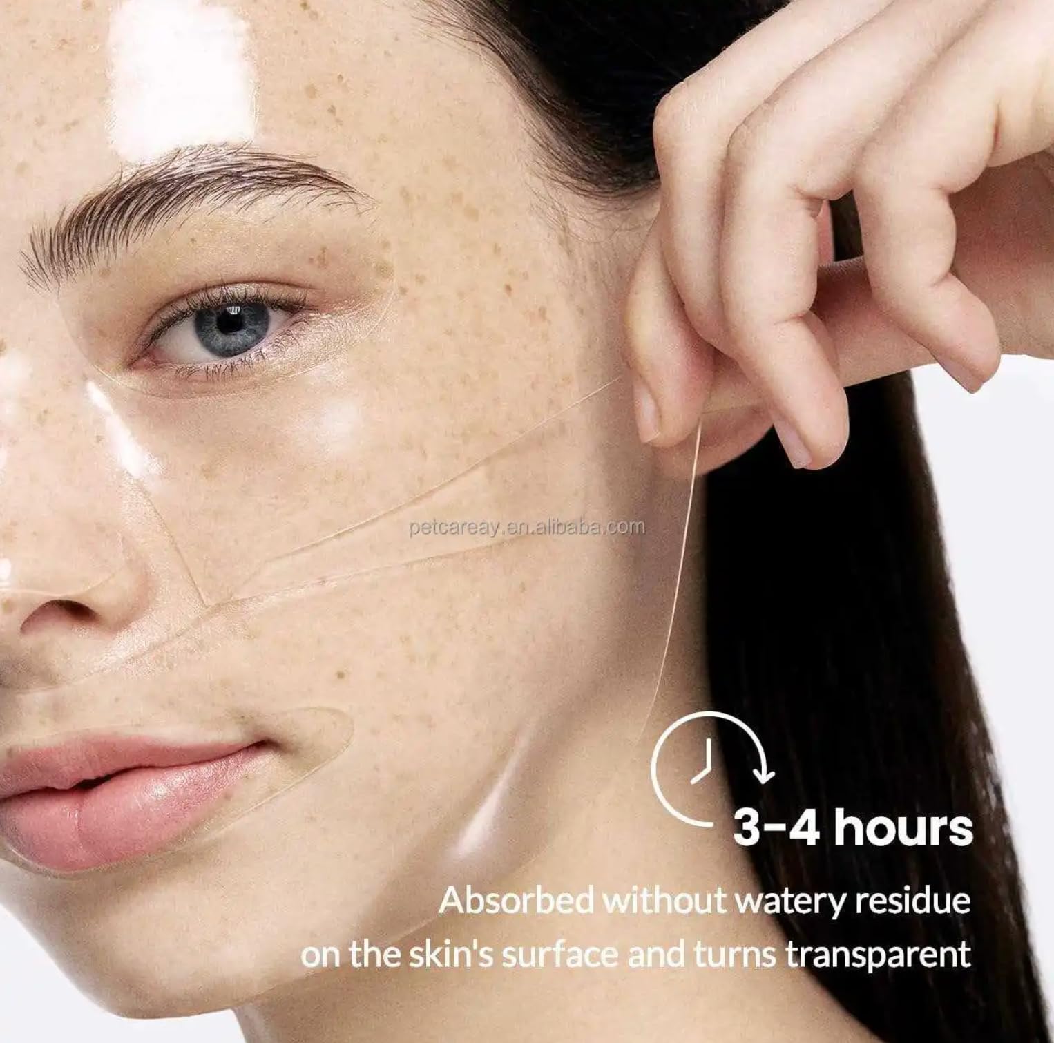 Bio Collagen Deep Hydrating Overnight Hydrogel Face Mask for Glowing Skin | Nighttime Skincare Routine & Anti-Aging Treatment