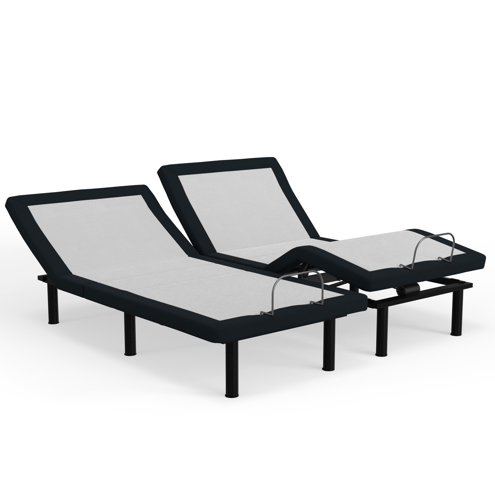 Blissful Nights Split King e4 Adjustable Bed Base Frame with Zero Gravity, Massage, Anti-Snore, Dual USB Charging & Nightlight - Perfect for Couples, Back Pain Relief & Smart Home Bedroom Setup