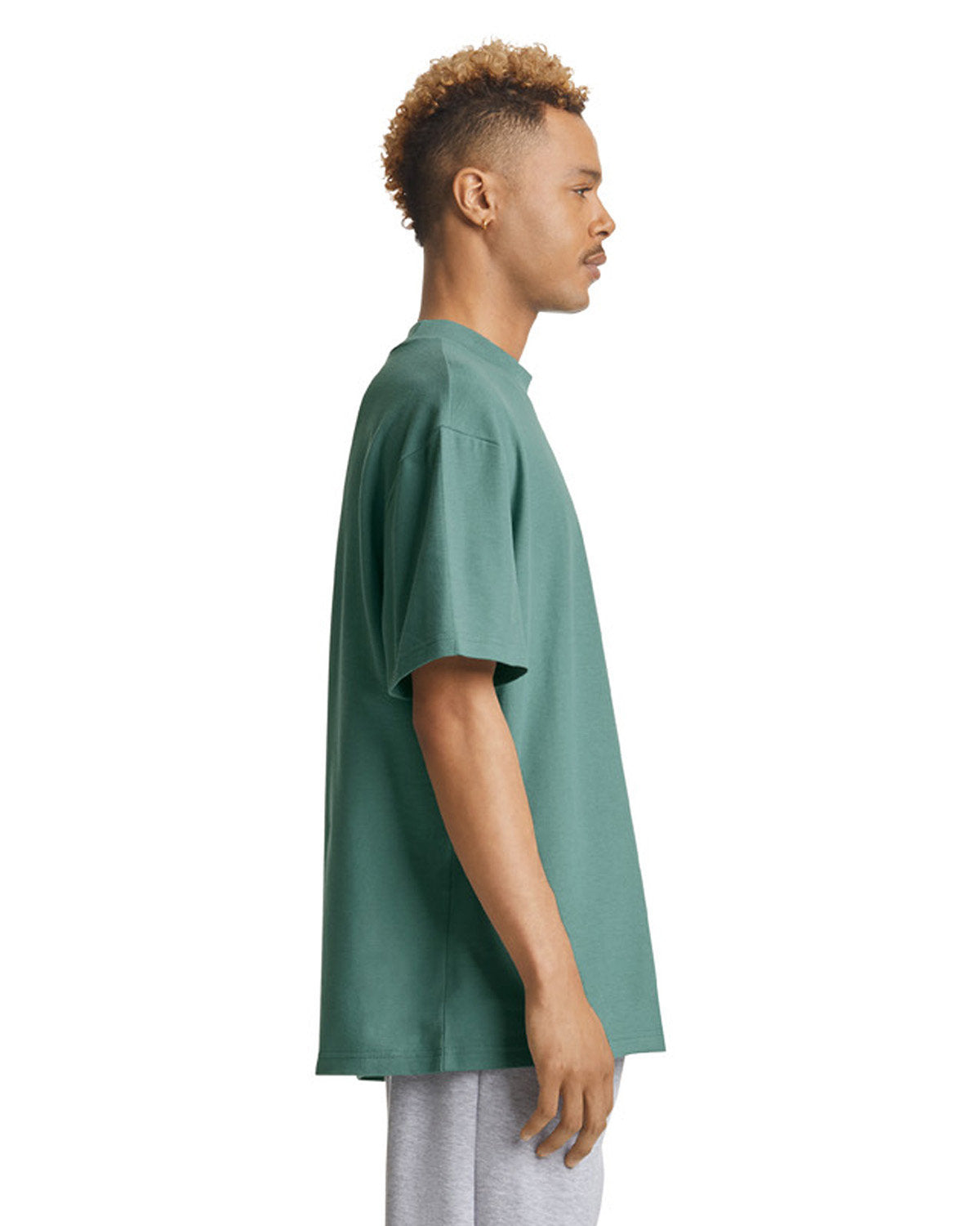 American Apparel 1PQ Unisex Mockneck Pique T-Shirt | Comfortable Cotton Crewneck Top for Men & Women | Perfect for Casual Wear, Layering & Everyday Outfits