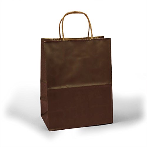 Eco-Friendly Brown Kraft Paper Gift Bags with Handles - 8