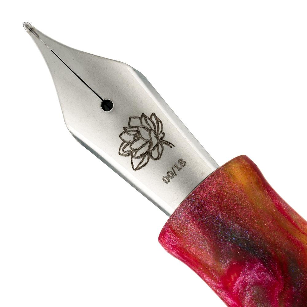 Tailored Pen Company × @katlynsnest Lotus Fountain Pen - Elegant Handcrafted Writing Instrument for Calligraphy, Journaling & Gift Giving | Premium Nib, Smooth Ink Flow, Luxurious Design