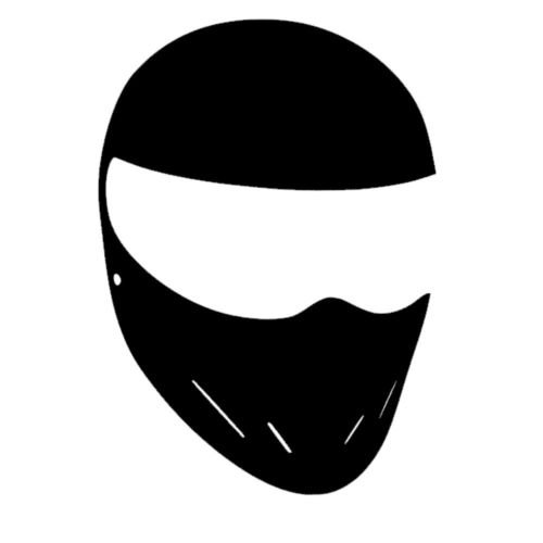 Stig Helmet Racing Vinyl Decal - Premium Die-Cut Window Sticker for Cars, Trucks, Toolboxes & Laptops - Durable Car Graphic for Any Smooth Surface - Perfect for Motorsport Fans & Personalizing Devices