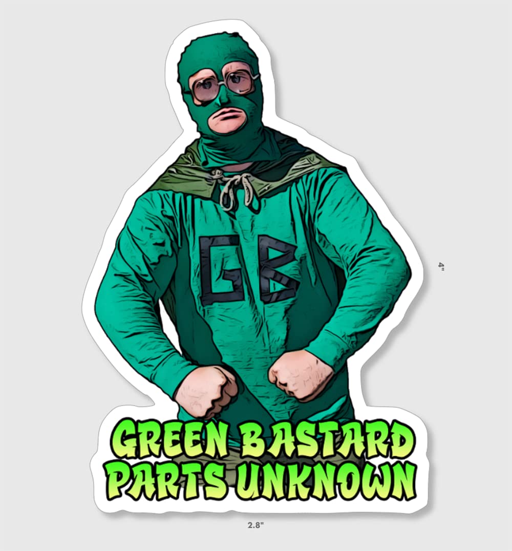 Official Trailer Park Boys Merchandise - Bubbles & Green Bastard Sticker Pack (2 Pack) - Funny Vinyl Decals for Laptops, Water Bottles & Cars - Perfect Gift for Fans of Trailer Park Boys TV Show
