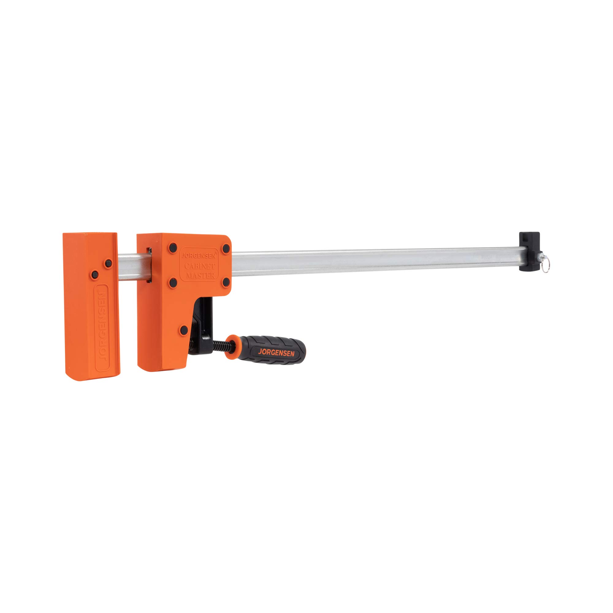 JORGENSEN 8024 Cabinet Master 24-Inch 90-Degree Parallel Steel Bar Clamp - Heavy-Duty Woodworking Clamp for Cabinets, Furniture, and DIY Projects