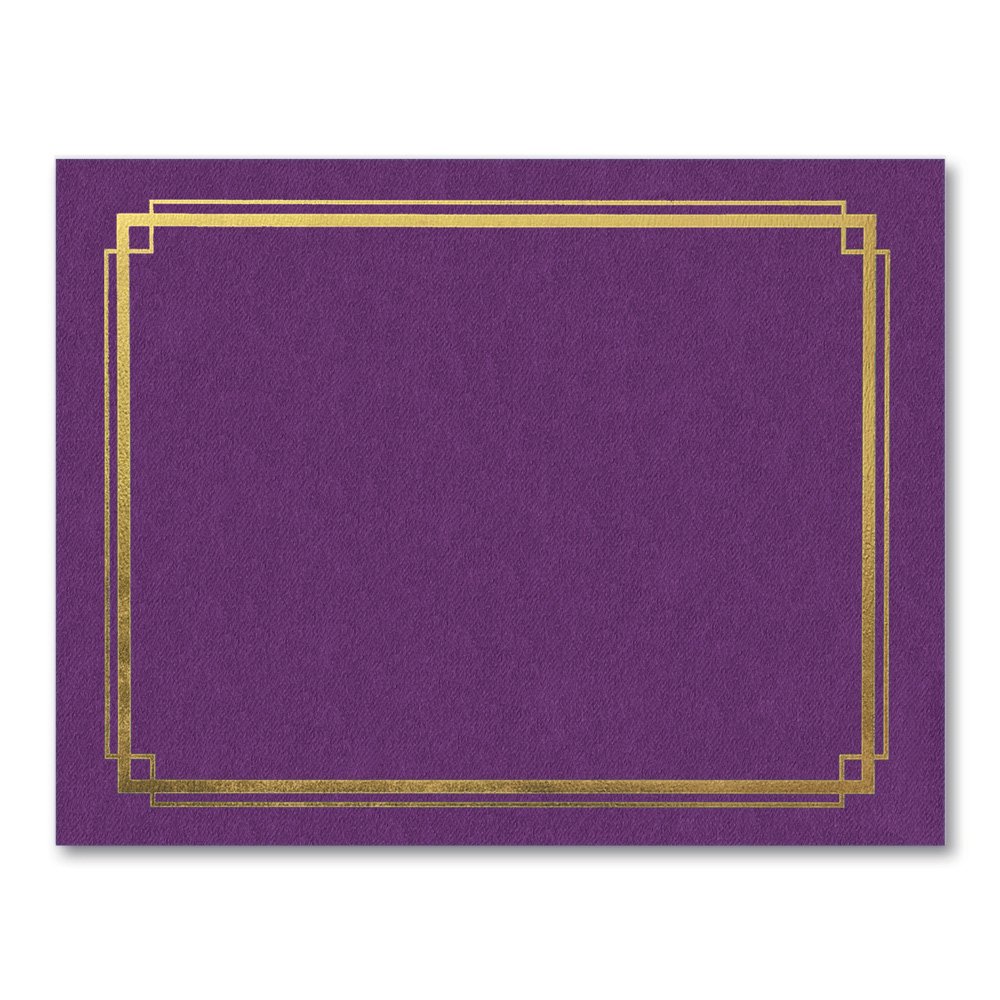 TCDesignerProducts Premium Wine Certificate Jackets with Gold Foil Border, 10 Count - Perfect for Wine Tastings, Awards, and Special Events