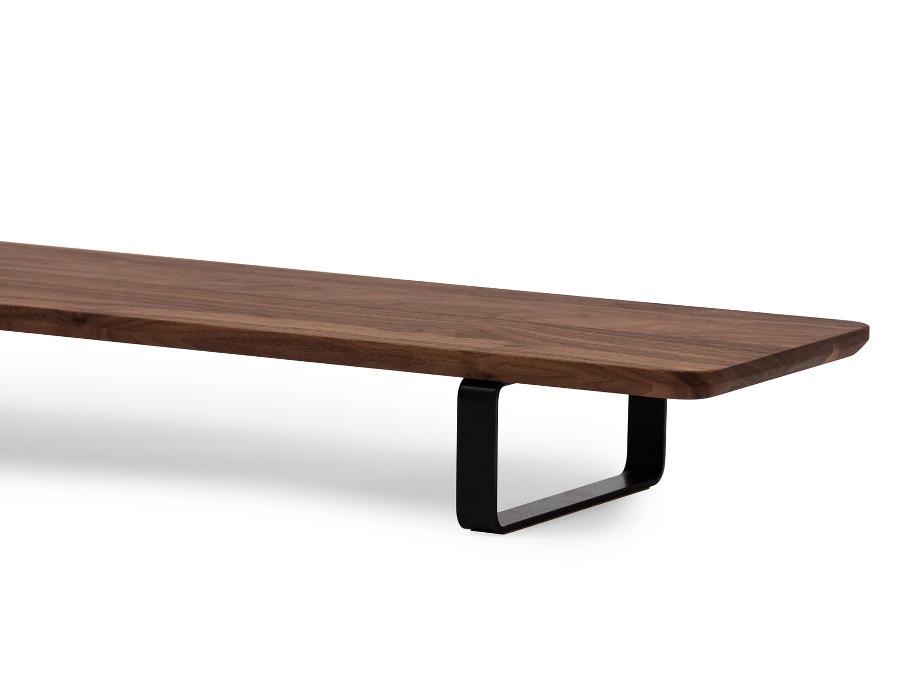 Oakywood Dual Monitor Stand - Handmade in EU - Natural Walnut Wood Monitor Riser for Laptops & Computers - 220 lbs (100 kg) Capacity - 41.3