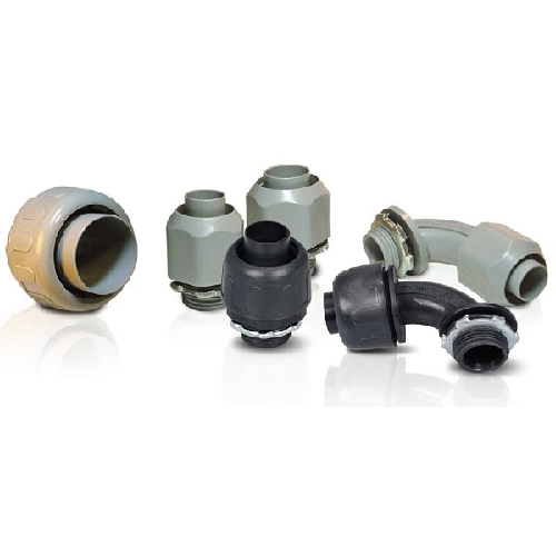 1-1/2 Inch Trade Size Nonmetallic Electrical Conduit Connector - Type NMLT Straight PVC Fitting for Secure Wiring Connections - Ideal for Residential & Commercial Electrical Installations