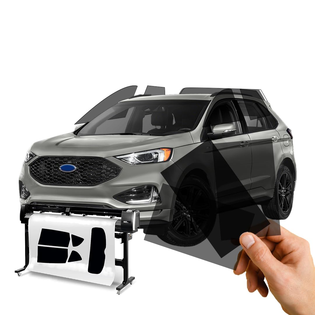 Premium DIY Precut Car Window Tint Film Kit - Custom Fit for Your Vehicle - Choose 5%, 20%, 35% or 50% VLT Shade - Includes All Side & Rear Windows - Heat & UV Protection for Comfortable Driving
