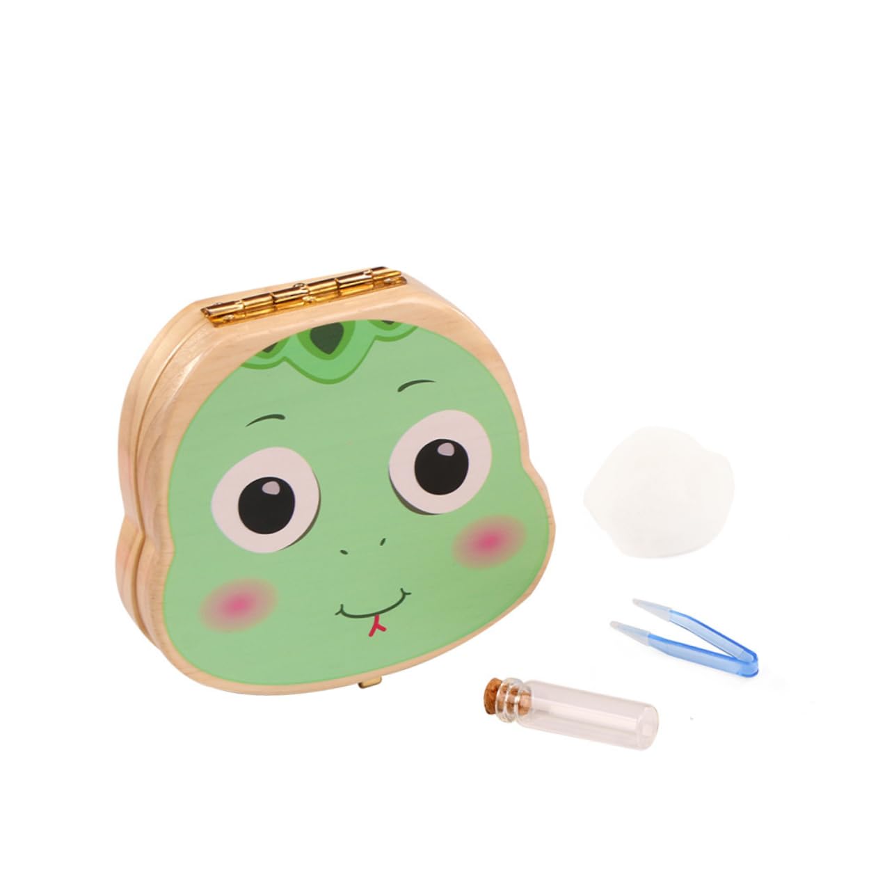 RORPOIR Eco-Friendly Wooden Baby Teeth Keepsake Box - Deciduous Tooth Holder for Preserving Baby's First Teeth | Perfect for Baby Shower Gifts, Memory Storage & Nursery Decor