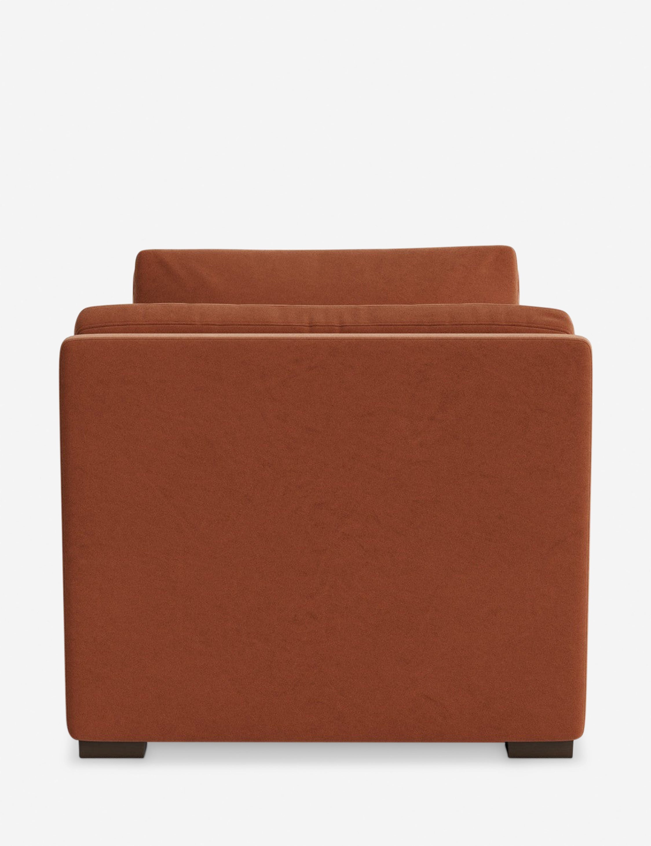 Elvie Chaise - Modern Accent Chair for Living Room, Bedroom & Office - Stylish Mid-Century Design with Upholstered Seat and Wooden Legs - Perfect for Relaxing, Reading & Decorating Your Home