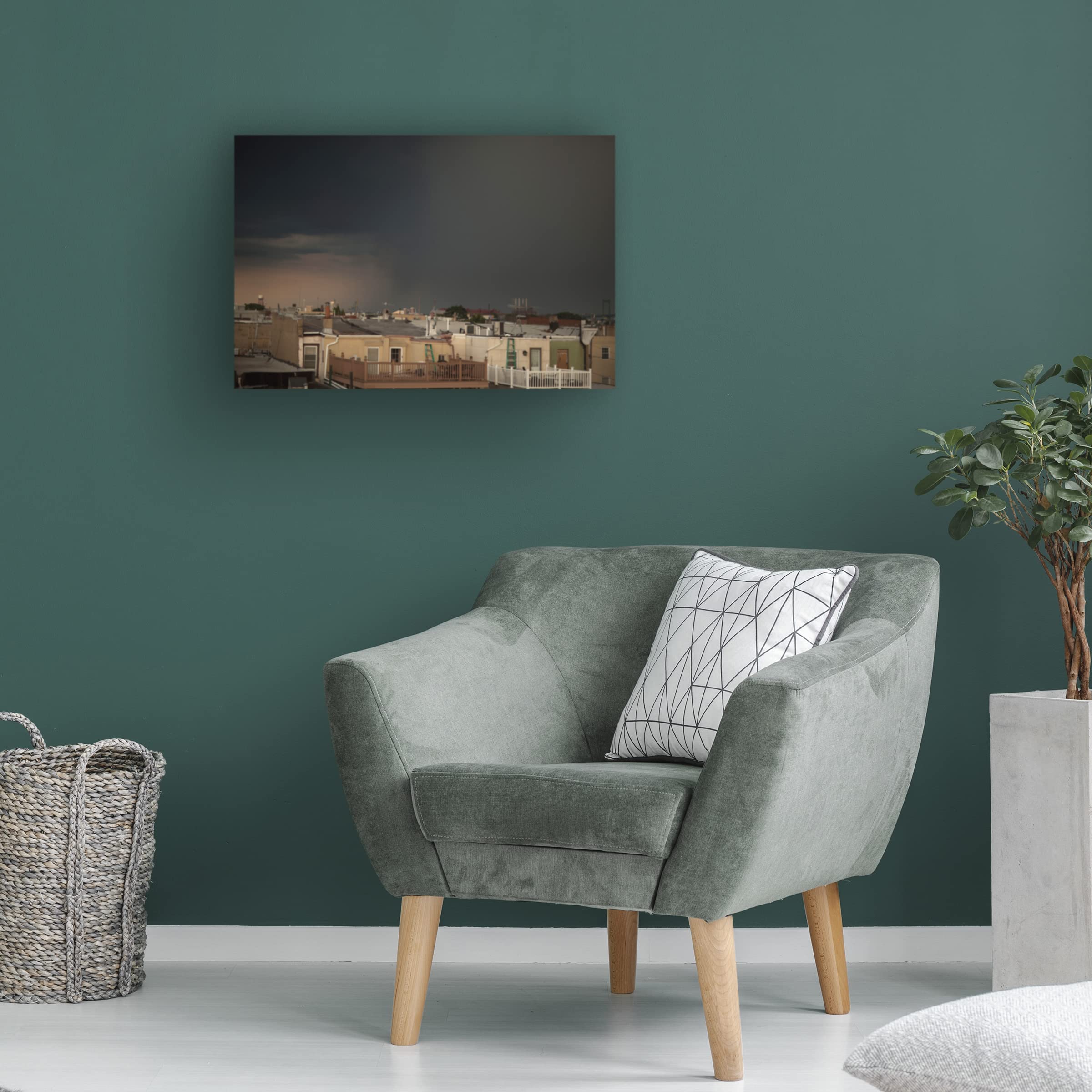 Geoffrey Ansel Agrons 'Your Friends and Neighbors' 16x24 Canvas Wall Art Print - Modern Home Decor for Living Room, Bedroom & Office