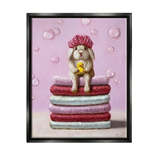 Black Floater Framed
